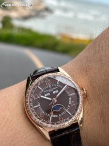 钻款:白 -金 Tw出品-江诗丹顿-伍陆之型 Tw力作 Vc江诗丹顿伍陆之型 Fiftysix全日历系列 腕表 型号 4000E 000A-B548 B439