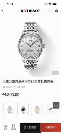 天梭力洛克系列 动力机芯机械男表，钢带款7款，皮带款5款，共12款现货。 欢迎下单！ - 点击图像关闭