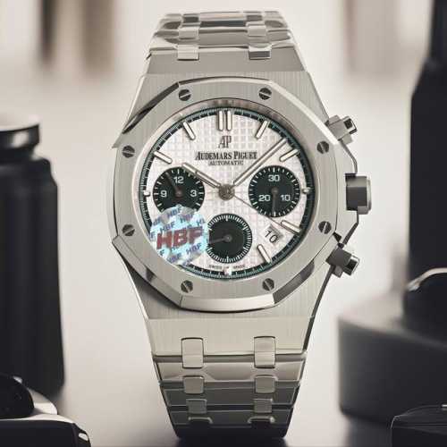Hbf Factoryap爱彼 Audemars Piguet 年末重磅 市场最高版本 原版开模，三件壳套，一比一原版复刻， 做到最薄最好，杜绝一眼假 爱彼皇家