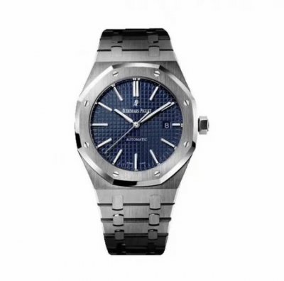 Audemars piguet爱彼 皇家橡树Royal Oak系列 自动机械机芯 50M防水 男款 瑞表 蓝色表盘 精钢表壳 精钢表带