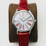 Oe Factory出品]市场最高版本欧米茄拥有打造精美女士腕表的悠久传统精彩细节: 1. 表壳]定义最出色工艺，纤薄的36毫米表壳采用精钢打造而成，沿表壳两侧