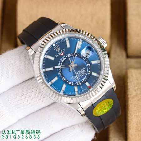 胶带 钢带 金白同价 全新系列Rolex劳力士Sky-Dweller“史上最复杂劳力士”正式面市了！以精湛的工艺技术与表款的正确调校方式重新定义了真正的“天行者 - 点击图像关闭