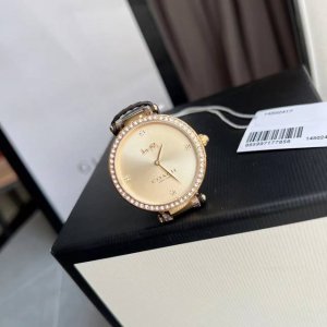 Coach蔻驰麦迪逊系列女表带钻 实物特别上档次 我金 火爆鸣 鸡到没朋友 机芯都是movado 的哦 完美的抛光效果 很有卡地亚的气质 表盛 32Mm 一圈都