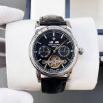 金770百达翡丽-Patek Philippe精品男士腕表 尊贵大气 绅士风范 高端矿物质防刮镜面玻璃 耐磨316L精钢表壳 耐磨进口小牛皮表带 全自动进口机械