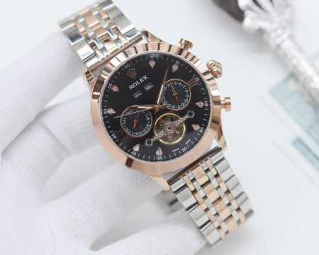 尊享价： 品牌：劳力士-Rolex 类型：男士腕表 壳套：顶级版316精钢l 表带：进口小牛皮表带 机芯：全自动进口机械机芯 镜面：矿物质防刮镜面玻璃 尺寸：直 - 点击图像关闭