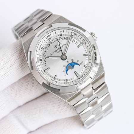 白 金 到货！新品 江诗丹顿 Vc Vacheron Constantin 经典之美品鉴江诗丹顿 纵横四海系列 众横四海系列 逆跳日历款腕表 型号 V 210A - 点击图像关闭