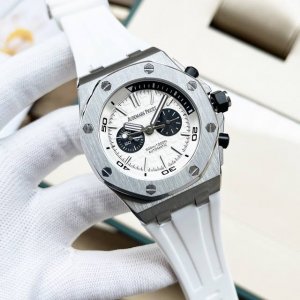 白 -金 新款首发 一波狠货！ 原版开模 市场最高性价比版本 爱彼audemars Piguet 与原装一致，市场超高品质 爱彼皇家橡树离岸型系列，自动上链机械
