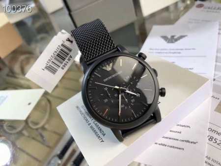 支持香港、美国直邮 正品！全国联保！Armani 阿玛尼官网最新款个性编制米兰钢带秋冬时尚色质感磨砂黑 六针多功能大表盘男表运动商务两相宜ar1968 尺寸：4 - 点击图像关闭