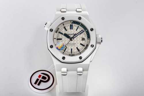 Ip.Factory重塑传奇 爱彼15707黑色陶瓷经典归来 Ip厂致力于把陶瓷传奇细节做到最好！腕表尺寸42Mm*13.9Mm 1.表壳采用全陶瓷材质并做了拉