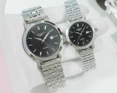 白壳 ，金壳 ，钢带20 品牌：浪琴-Longines 类型：情侣腕表 壳套：顶级版316精钢l 表带：进口小牛皮表带 316L精钢表带 机芯：进口石英机芯 镜 - 点击图像关闭