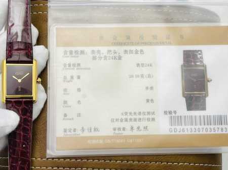 Dr Factory2023墙裂推荐 市场18K包金腕表 卡地亚 Cartier 优雅经典的tank系列则推出tank Must腕表 1采用纯进口石英机芯 走时 - 点击图像关闭