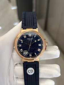 独家实拍图 宝玑 商务款男士腕表，瑞士机芯，复刻版本 Berguet 5222Swiss Automatic Mechanical Watch Men's Wa