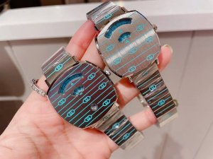 玫金 古驰35Mm 38Mm 古驰-Gucci中性款 原单品质 Disney X Gucci Grip系列腕表 Disney X Guccidisney、精钢表