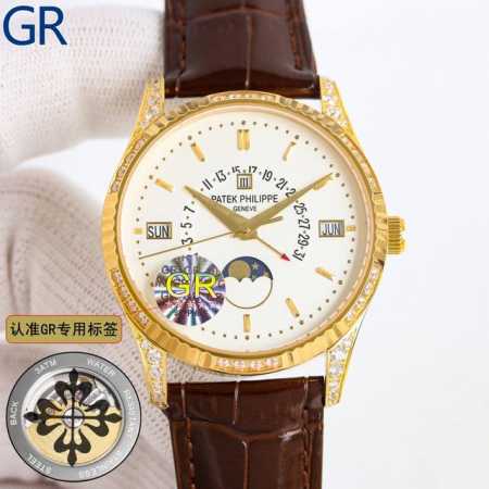 Gr出品 白壳 金壳 钻100 Gr Factory Pp 百达翡丽 古典系列mk1 最新限量版，火爆全网，在次升级，最新限量版版本，匠”芯“出品 年度最佳典藏 - 点击图像关闭