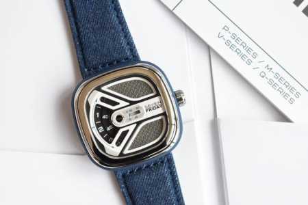独家新款原单七个星期五 Sevenfriday自动机械男表Sf-M 50 送黑色硅胶带一付，支持官方Nfc软件验防伪 支持专柜验货 47.6Mm*47Mm 厚2 - 点击图像关闭