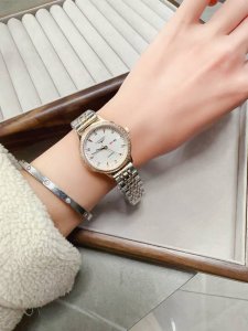 白钢 金 陶20 浪琴-Longines 情侣对表 原装进口石英机芯 316L精钢表壳 直径女29Mm 厚8Mm如果今天的阳光停止了它耀眼的光芒 那么你的一个微