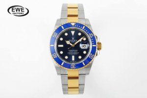 Ewe厂劳力士潜航者日历型126610 Submariner黑水鬼绿水鬼41Mm 1:搭载超级3235一体机芯 动力72小时 无卡度机芯装饰 机芯及其稳定 2: