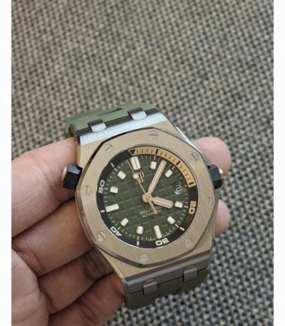 Audemars piguet爱彼 皇家橡树离岸型系列 自动机械机芯 男表 瑞表 42Mm 绿色表盘