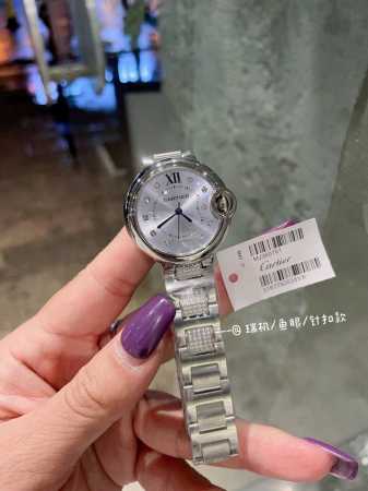 表带钻 光圈 钻圈 卡地亚 33Mm 瑞机 鱼眼玻璃 匠心之作卡地亚蓝气球，精致33Mm石英腕表，传统三针设计 星空运转 时间流淌 特殊工艺镶钻，个性 完美 搭 - 点击图像关闭