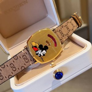 超可爱米奇到货！35Mm 3 古驰-Gucci中性款 Disney X Gucci Grip系列腕表 Disney X Guccidisney、精钢表壳、2个显