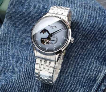 J5厂出品 白皮. 钢带20. 本品均已严格经过防水压力测试 防水可达120米 浪琴 日月星辰系列 搭载原装进口82S7机芯 0返修0售后 采用超a精钢壳套 做 - 点击图像关闭