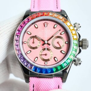 1040新品 劳力士 Rolex X43 迪通拿系列 316L精钢表壳 尺寸43Mm 矿物质镀膜玻璃耐磨 超强夜光 日本多功能计时石英机芯 帆布表带 原装扣 爱