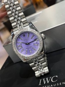 表带带钻 劳力士 日志 系列经典女款 实芯钢带-原装压扣 进口机芯 小红书火爆推荐 设计显出独特高贵优雅女神气质！316精钢表壳搭配施华洛世奇水晶钻石，纯手工镶