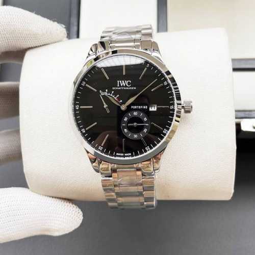 白 金 万国-Iwc精品男士腕表 ，技艺精湛，独具匠心，尊贵大气，绅士风范。采用全自动机械机芯，顶级316精钢表壳表带，矿物质超强镜面，尺寸42Mm