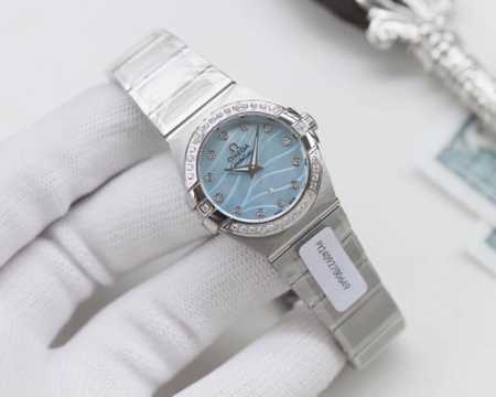 白壳 ，金壳 ，钻50 欧米伽 Omega 型号123.15.27.60.55.004。四代星座永恒经典款！ 星座系列表壳表带光面款，此款硬货来了，非常过硬的内 - 点击图像关闭