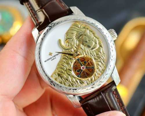 白 ，金 ，钢带20 江诗丹顿-Vacheron Constanti阁楼工匠独一无二版 森林狮子王 生猛袭来 ！再创火爆奇迹！全新陀飞轮运转一目了然 机械夹板机