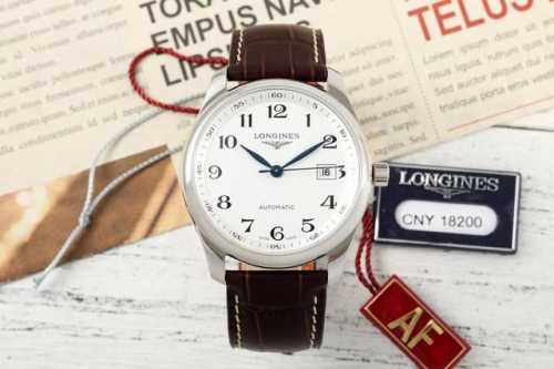 Af浪琴Longines名匠40Mm自动机械系列出品 机芯 2892自动机械 表径 40Mm 表壳材质 精钢 表盘材质 白色 麦粒 饰纹 蓝钢指针 表镜材质 抗