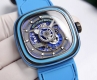 新款上市 Sevenfriday 橙、蓝、绿三色齐发，底层黑色营造对比，直接捕捉你的心。 世界不是非黑即白，有色彩，更精彩。