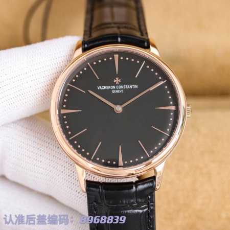 白壳 金玫+20 江诗丹顿Vc传承系列85180 三针透底 81180 两针密底 腕表 ，完美圆形的表壳，搭配微孤式表耳设计，使之更加贴合佩戴者的手腕。简约大气 - 点击图像关闭