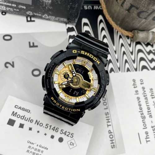 G-Shock卡西欧手表 最新款 新配色黑金款 高品质的追求 主要功能 自动Led照明 米防水 世界时间 倒计时 闹铃 间歇响报 日历.尺寸 男装52Mm 全套