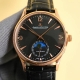 白 玫 满天星月相升级版 Jaeger-Lecoultre Master Ultra Thin Moon积家超薄月相大师系列39Mm腕表，简洁的线条设计，赏心悦