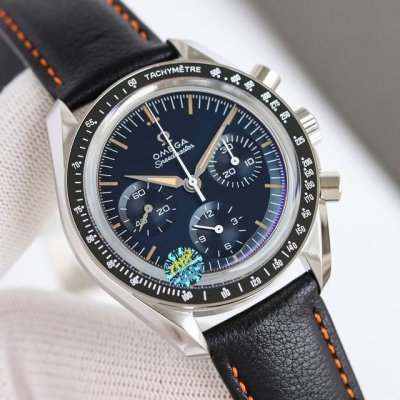 皮带 ，钢带 欧米茄超霸系列Ck2998，型号：310.30.40.50.06 1，搭载欧米茄至臻天文台3861机芯，手动机械 精钢材质，棒状夜光时标，计时 防