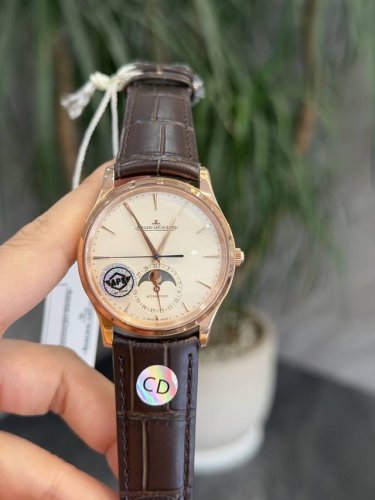 独家实拍图 积家 大师系列，全自动机械表，瑞士机芯一体机 Jaeger-Lecoultre Swiss Movement Automatic Mechanica