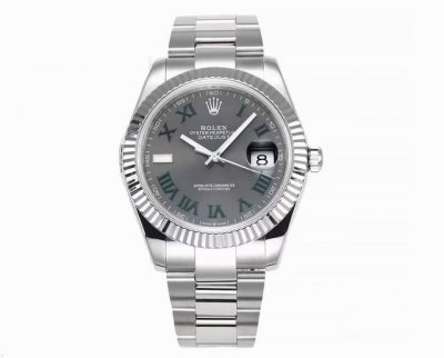 Rolex 劳力士41Mm日志系列 超级精品 火爆来袭！ 真正原装的！欢迎来对比！ 突破极限！整表的精彩细节如下: 1字面指针夜光采用瑞士夜光，跟原版一样，夜光