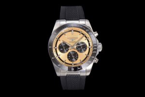新品 浪琴 Longines-浪琴 康卡斯 悦动凭借其独特的设计，实用的功能和舒适的佩戴体验，成为了一款备受推崇的精品时计。1字面是独特的“熊猫眼”主要有“黑白