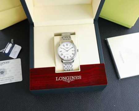 品牌：浪琴-LONGINES 型号：律雅系列男士机械腕表 机芯：搭载全自动机械机芯，摆幅28800，动力储备48小时+，超薄机芯 玻璃：防刮耐磨镀膜玻璃镜面 表 - 点击图像关闭