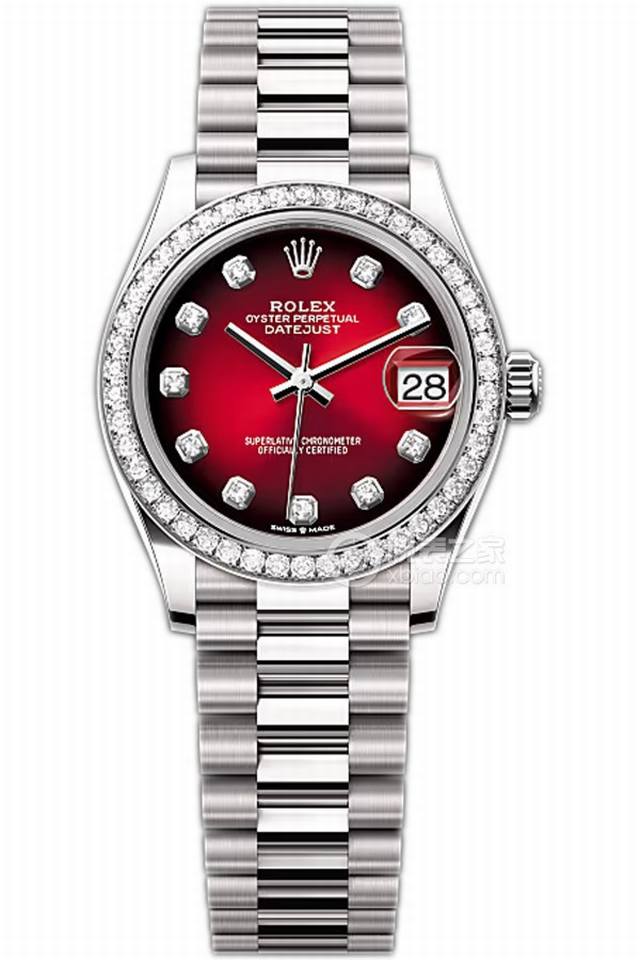渐变红 劳力士Rolex 日志系列腕表一比一开模Jh版本追求完美品质，搭载全新原装2813机芯，可选装8215西铁城机芯，矿物质超强玻璃镜面，可选配蓝宝石镜面，