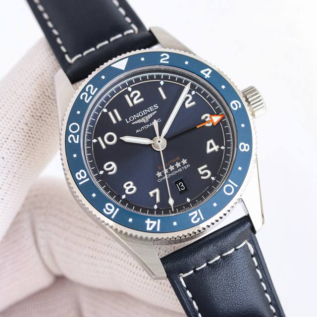 皮带款 金壳 钢带50 新品 浪琴 Longines 推出全新Spirit 先行者系列 Zuiu Time腕表！Mk2 1直径42毫米，磨砂字面、磨砂陶瓷圈口，